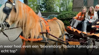 NH Gooi: Laren weer heel even een ‘boerendorp’ tijdens Koningsdag: “Het was echt top”