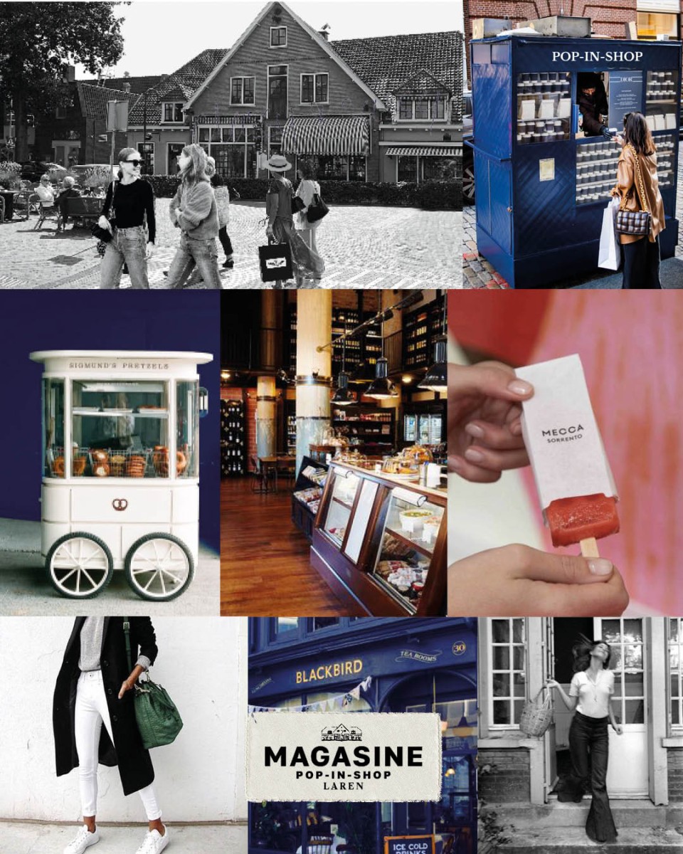 Pop-in shop department store Magazine