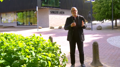 ‘Op pad met Ad’:  Dordrechts tv-verslag van afscheidsreceptie burgemeester Nanning Mol