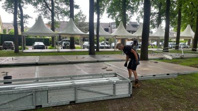 Opbouw Art Laren van start!