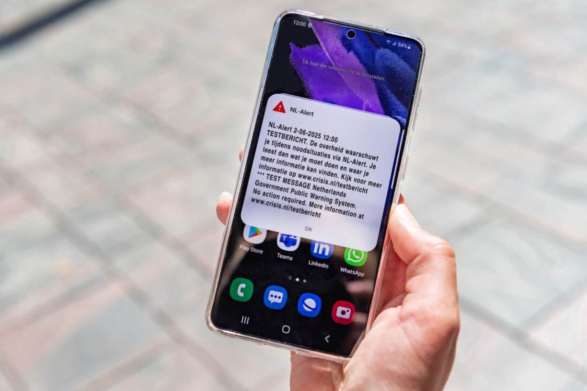 NL Alert testbericht…