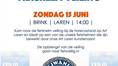 Morgen Fietshelmveiling…