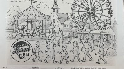 Super toffe kleurplatenwedstrijd