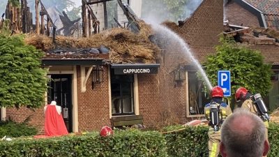 Politie: geen sprake van brandstichting. Of pand te redden is na weekend bekend