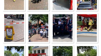 Hulde aan de brandweer en politie!