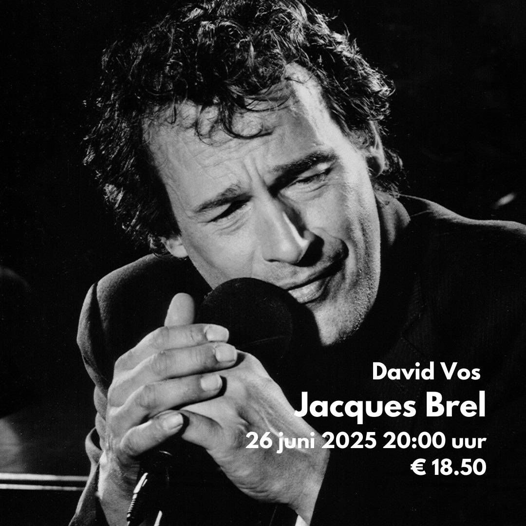 David Vos zingt vanavond Jacques Brel