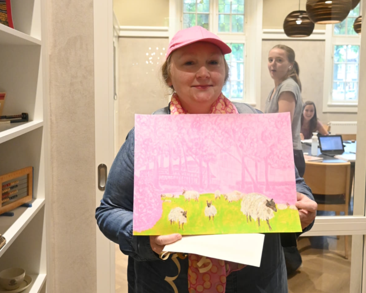 (foto-repo)Malgorzata Michalek wint schilderwedstrijd voor amateurs