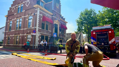 BRAND IN CENTRUM LAREN!