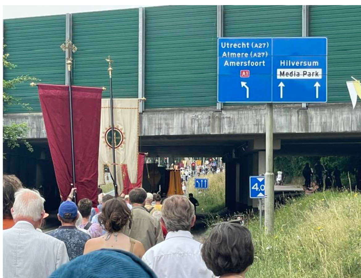 Een prachtige processie…