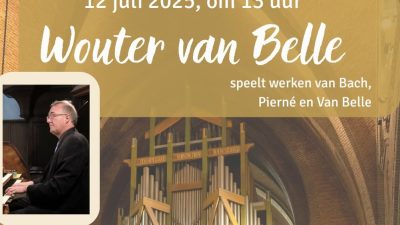 Orgelconcert in basiliek door Wouter van Belle