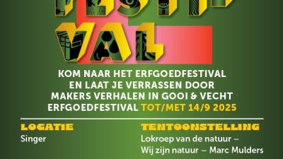 Kom naar het Erfgoedfestival…