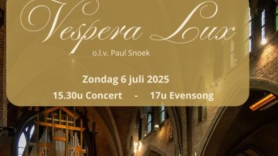 Vandaag concert Vespera Lux in St.Jansbasiliek