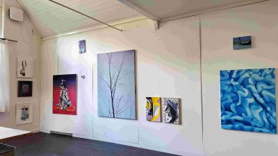 Makers rond de hut van Mondriaan Onderdeel Erfgoedfestival Makers in Gooi & Vecht .