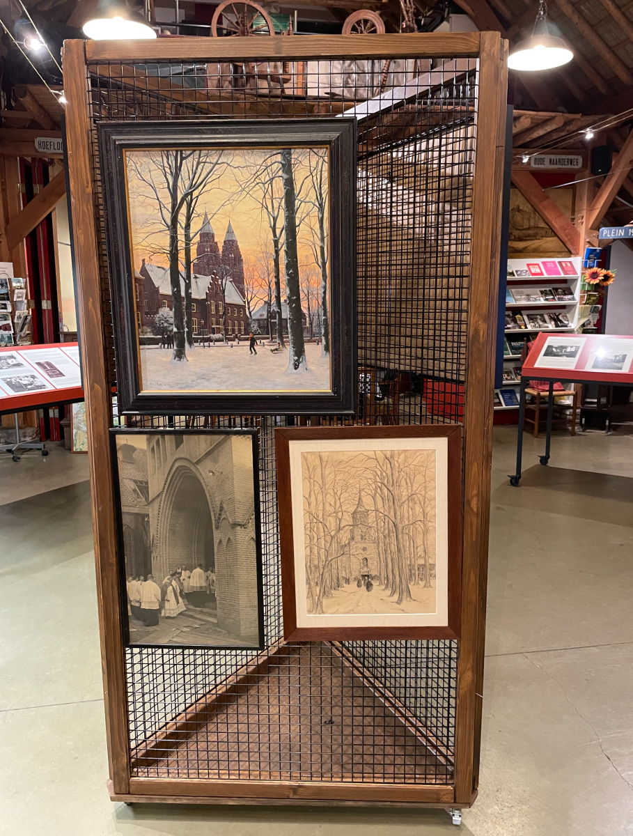 Tentoonstellingen ‘100 jaar Sint Jan in weversdorp Laren’.