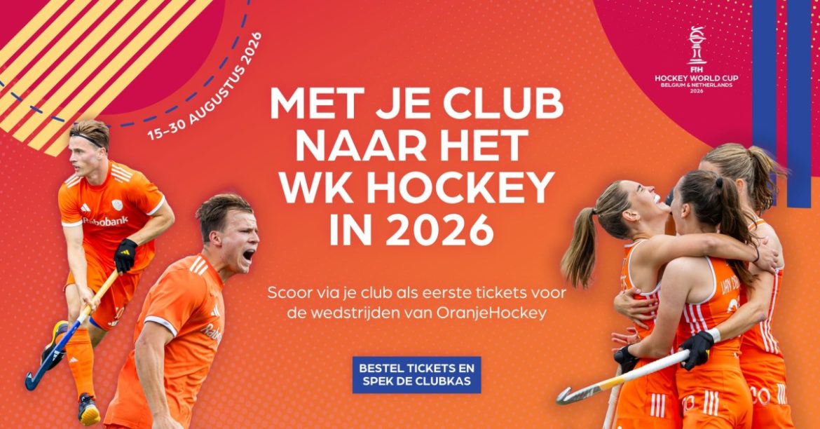 Met je club naar het WK Hockey