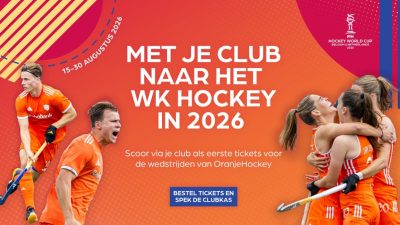 Met je club naar het WK Hockey