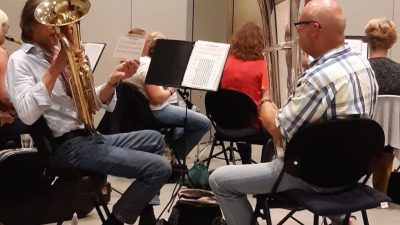 Eerste repetitie muziekvereniging Sint Jan na de vakantie!