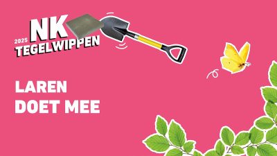 Wip de tegels uit je tuin!