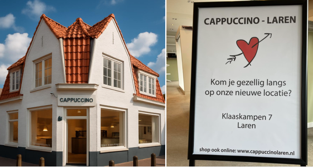 Vrijdag heropening Cappuccino!