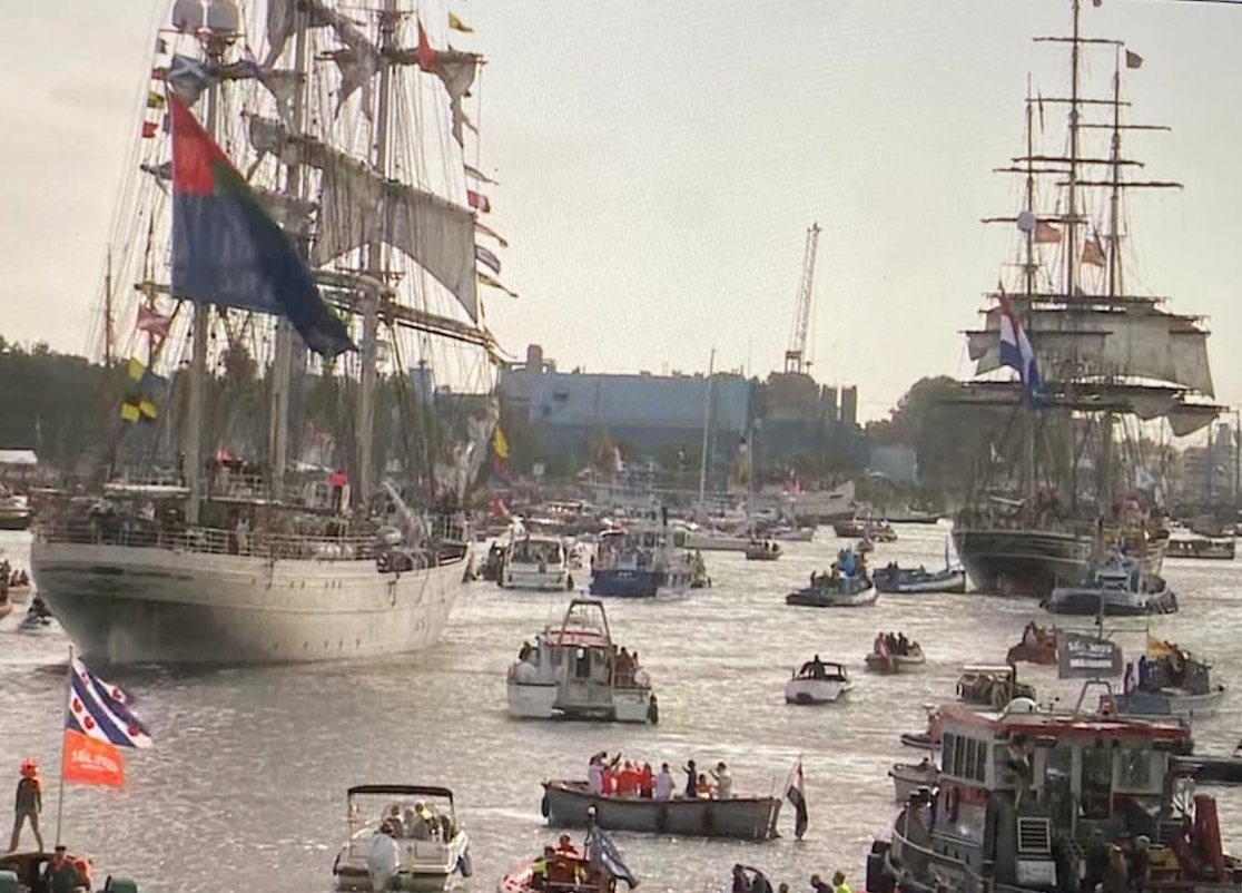 H!ier kun je de Sail-In Parade volgen