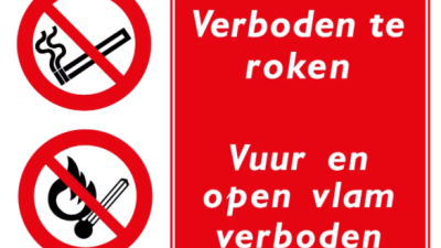 Verboden om open vuur te maken