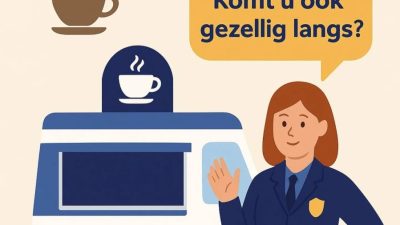 Tijd voor koffie met de wijkagent!