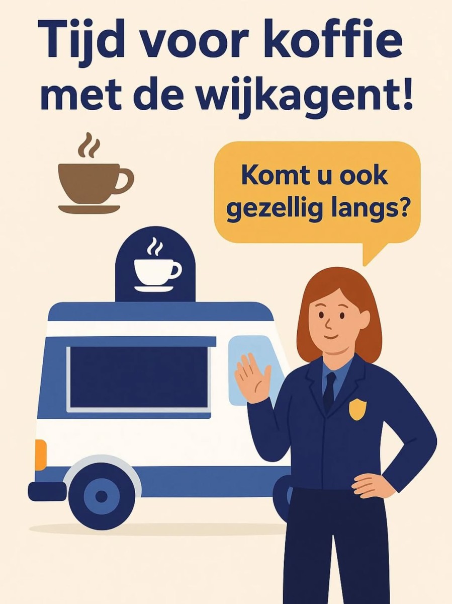 Tijd voor koffie met de wijkagent!
