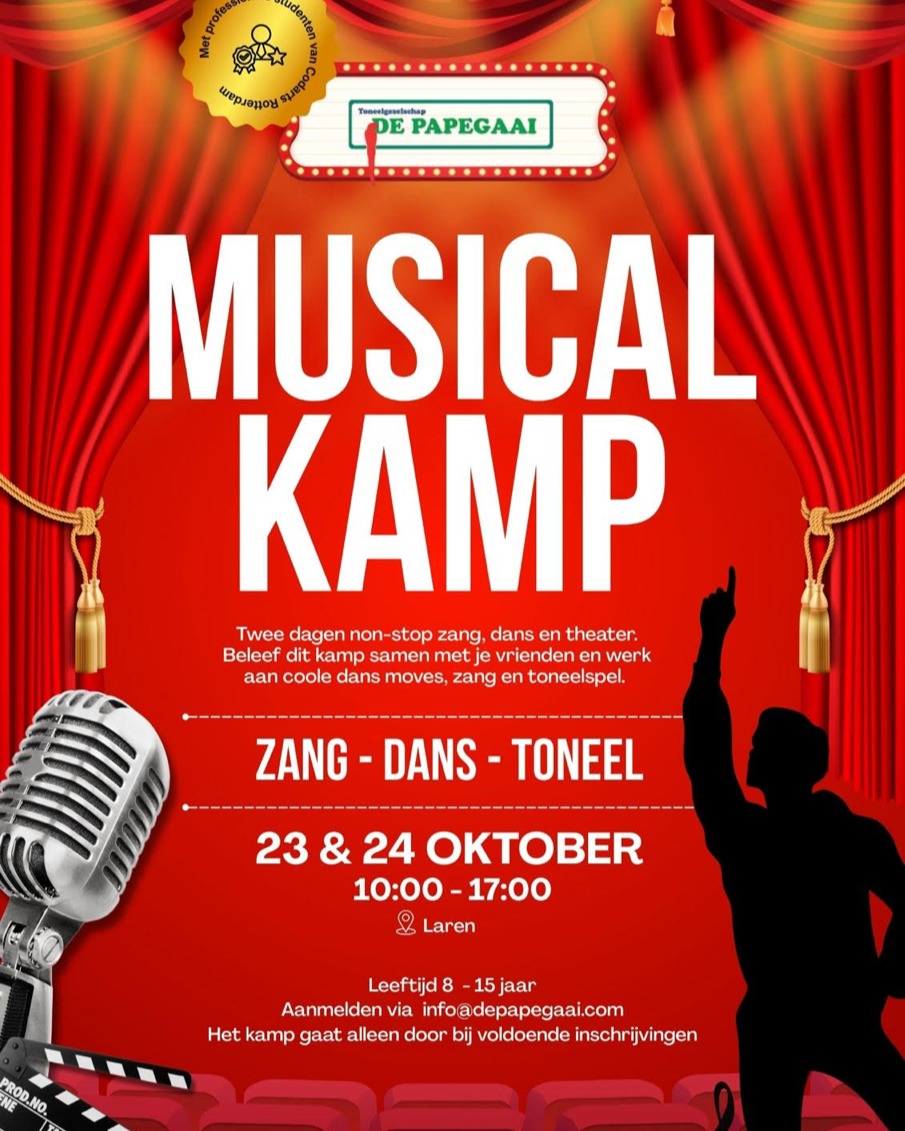 Musicalkamp voor Papegaaikinderen