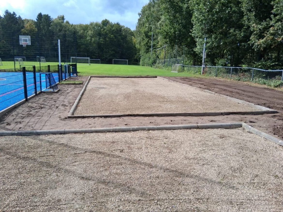 Aanleg nieuwe Jeu de Boules banen bij De Derde Helft-BEL