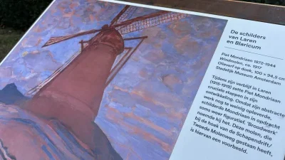 Piet Mondriaan schilderde op deze plek in ’t Gooi de ‘Windmolen’
