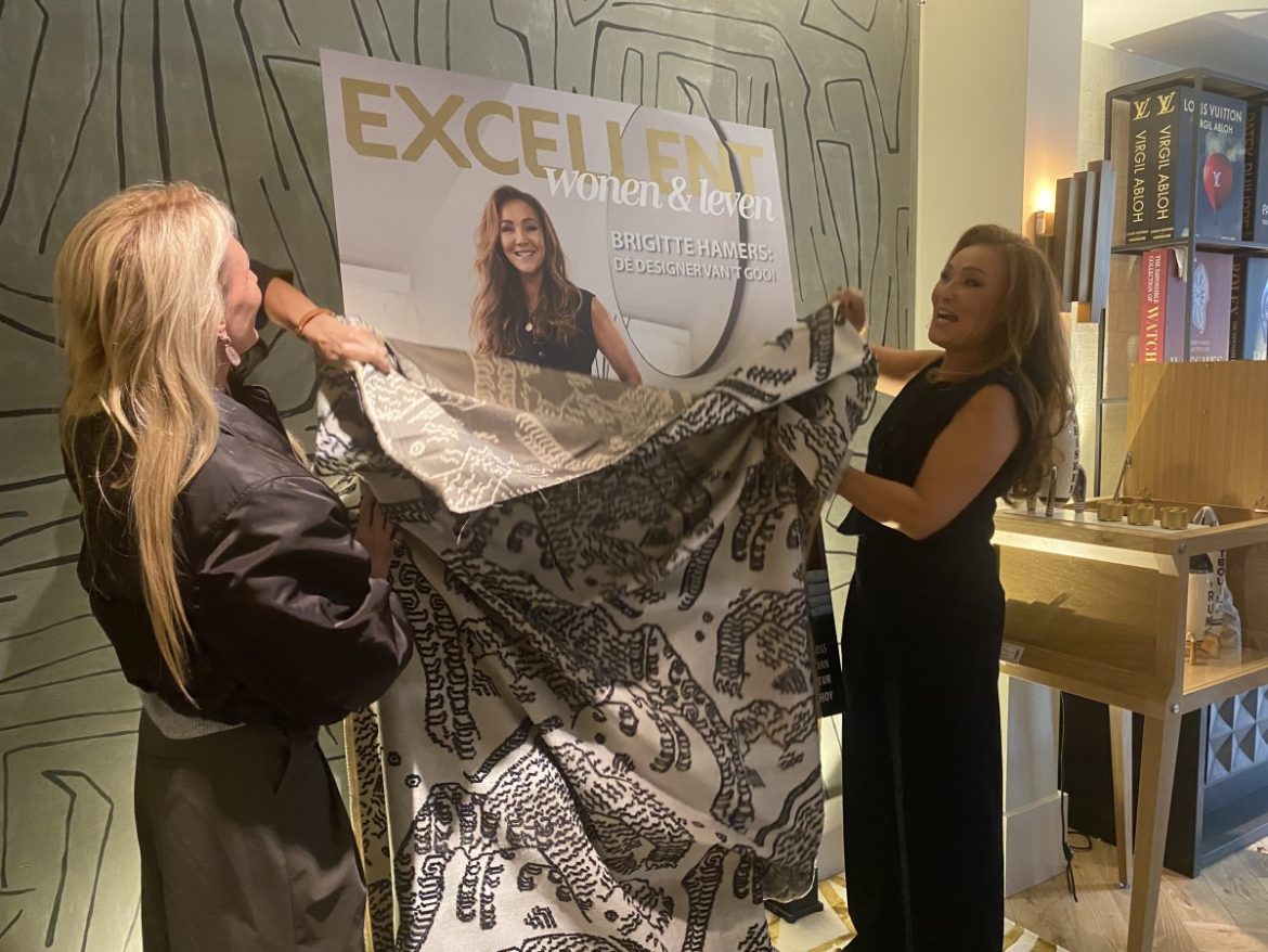 Cover voor Larense designer Brigitte Hamers