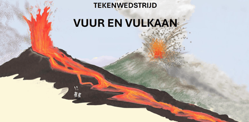 Tekenwedstrijd Vuur en Vulkaan