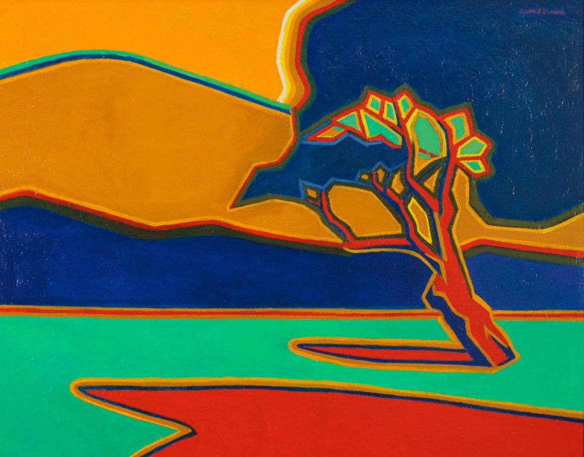 1913 I Vlakte met boom