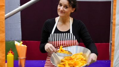 Woensdagmiddag (15:00 uur) in de Nationale Kindertheaterweek de voorstelling Heel veel Patat! € 9.50