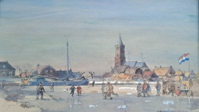 IJsgezicht Eemnes honderd jaar geleden