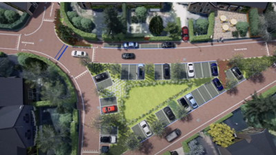 Start werkzaamheden Kleine Brink project Laren Regenklaar