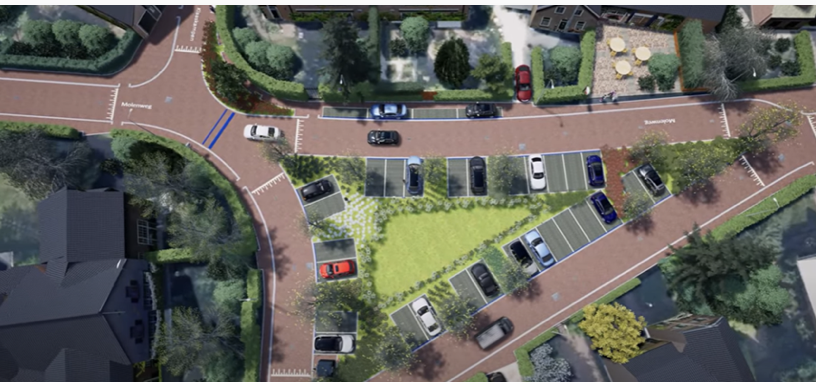 Start werkzaamheden Kleine Brink project Laren Regenklaar