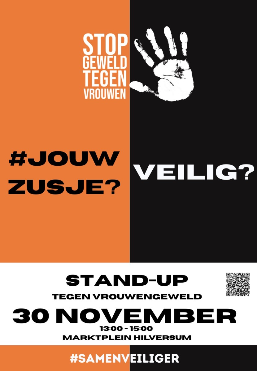 Aankondiging Orange the World – Walk Around in Hilversum op 30 november 2025