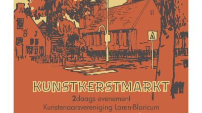 Vandaag en morgen Kunst Kerstmarkt  in de Johanneskerk door Kunstenaars vereniging Laren-Blaricum