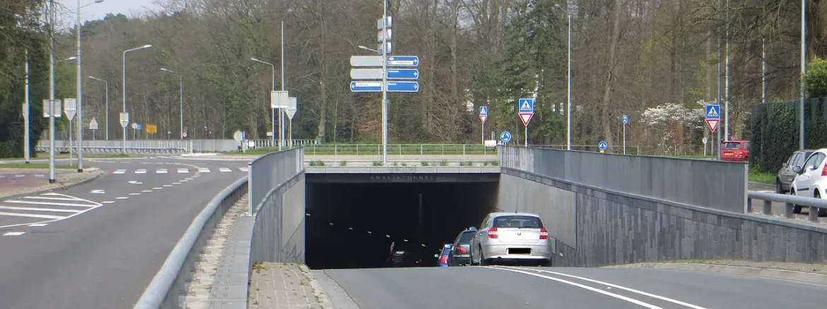 Amaliatunnel in Hilversum is wekenlang dicht voor groot onderhoud