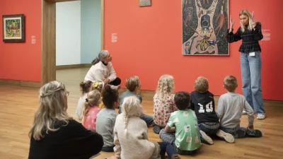 Leerlingen OBS De Zuidwend ontdekken kunst in Singer Laren