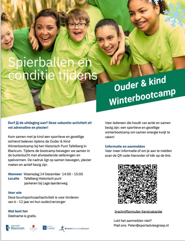 Sportieve Kerstvakantie in Blaricum, Eemnes en Laren!