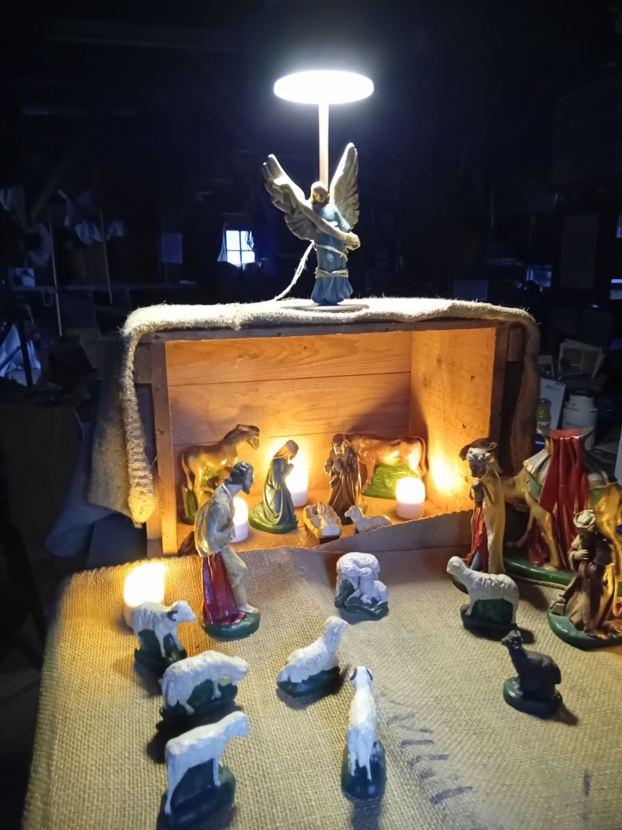 Kerststallen route Laren