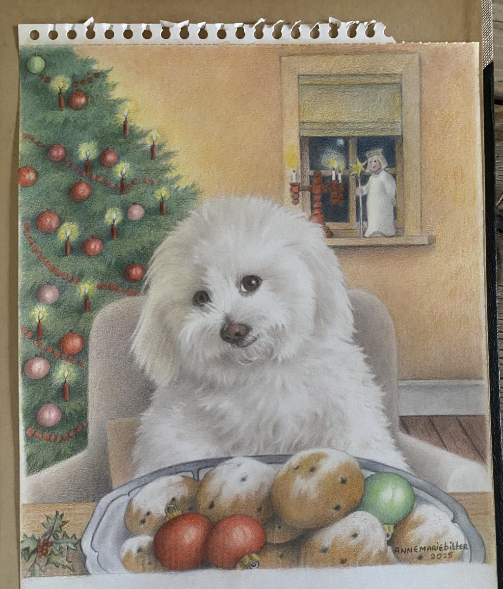 Annemarie’s Kerstkaart: ‘Een Zalig & Vrolijk Kerstfeest’