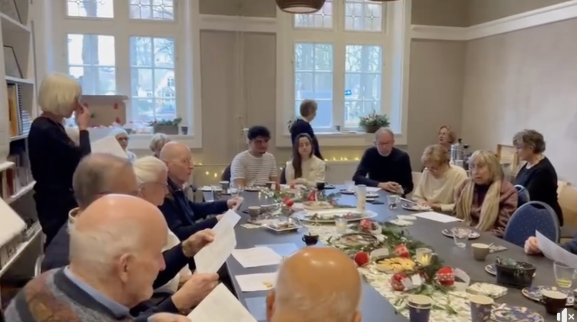 Kerstfeest bij het Taalcafé