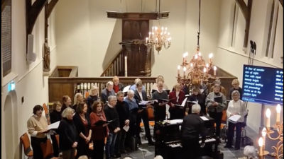Sfeervolle zang in Johanneskerk