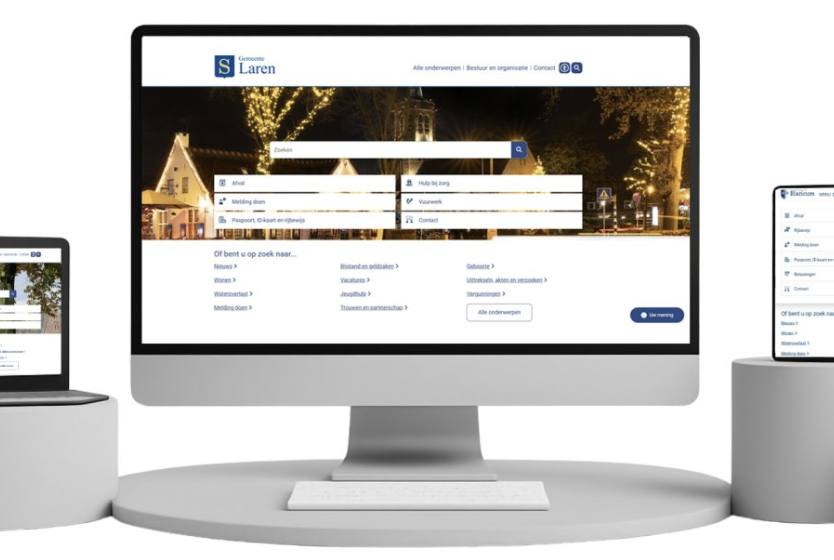 Laren. heeft verbeterde website