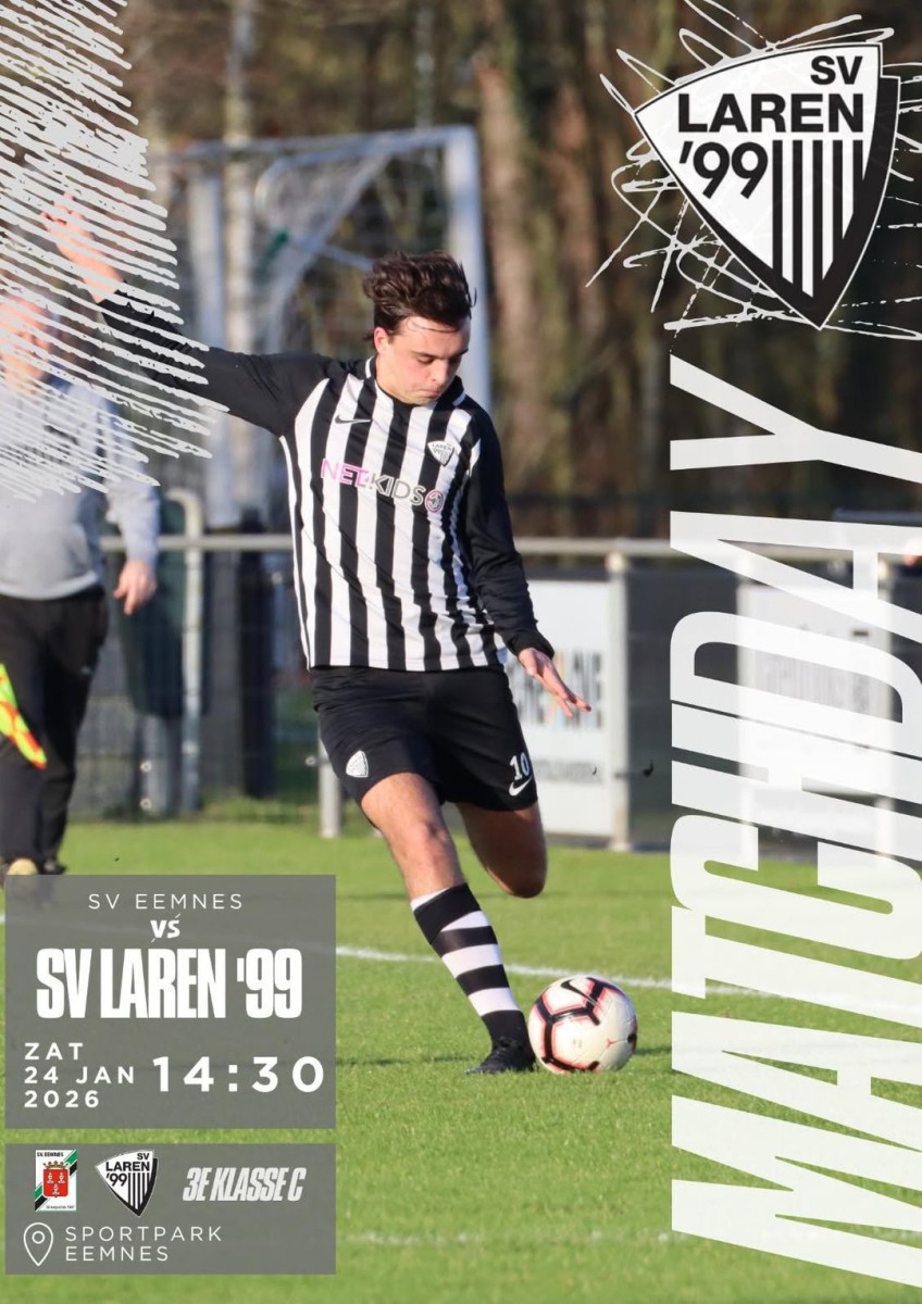 SV Eemnes vermorzelt Laren’99 in degradatiederby. ’Zo afscheid nemen, dat is heel mooi’