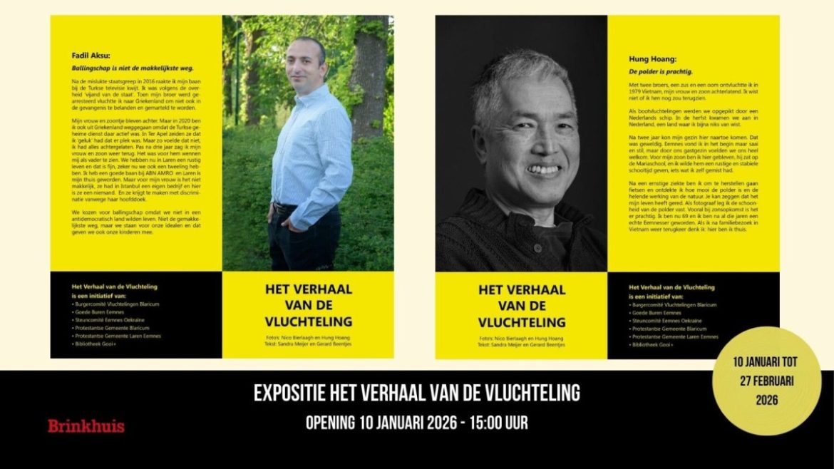 Expositie ‘Twaalf Verhalen van Vluchtelingen’