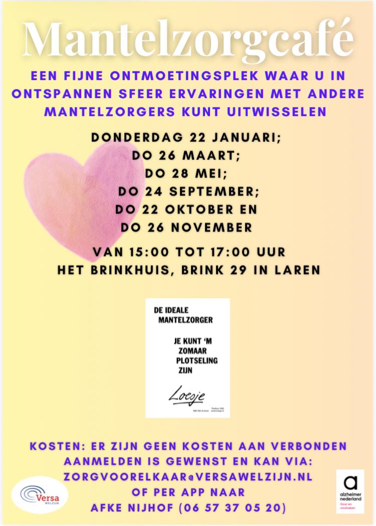 Mantelzorgcafé in Brinkhuis
